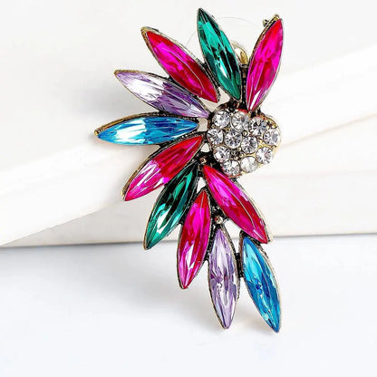Heart Wing Earrings with Zirconias Unique Joyas