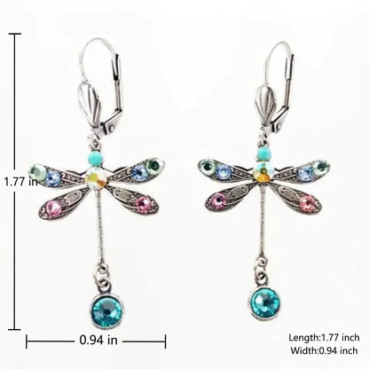 Elegant Carved Dragonfly Earrings Claire Jewelry